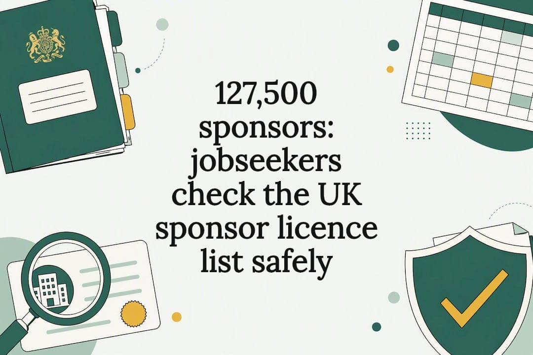 127,500 sponsors: jobseekers check the UK sponsor licence list safely